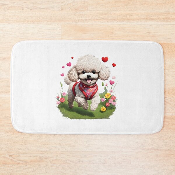 Item preview, Cute running Toy Poodle designed and sold by Kaleddis.