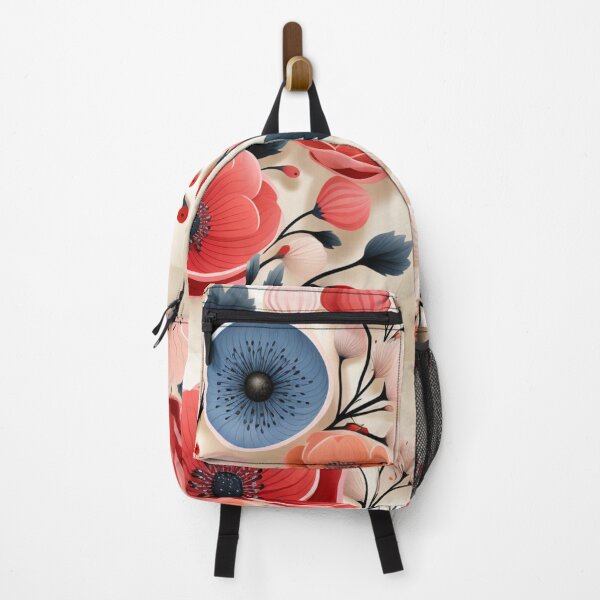 Item preview, The Conic Retro "Scandinavian Floral" Collection #21 designed and sold by DesignVistaHub.