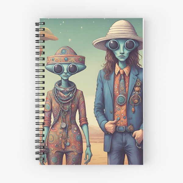Item preview, Alien Hippie Couple designed and sold by Roanemermaid.