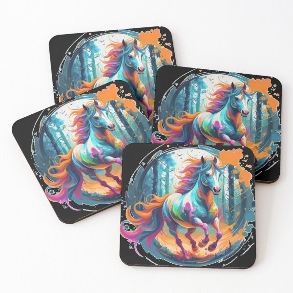 Item preview, Colorful Horse Run designed and sold by PixelRealm.