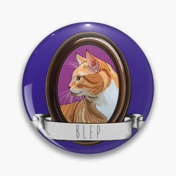 Item preview, Framed Portrait of a Ginger Tabby Cat Blep designed and sold by Carleah Unique.