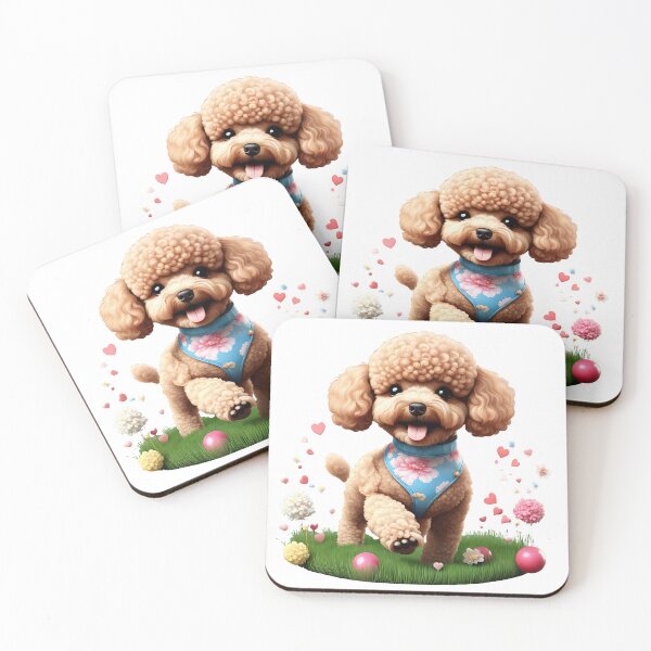Item preview, Cute running Toy Poodle  designed and sold by Kaleddis.