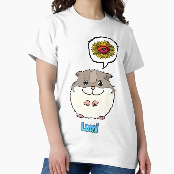 #PRINT 2024 Lumi and comic sunflower speech bubble. Classic T-Shirt