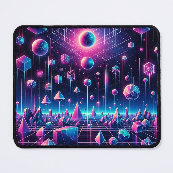 Item preview, Geometric Cosmos Synthwave designed and sold by divinedeco1925.