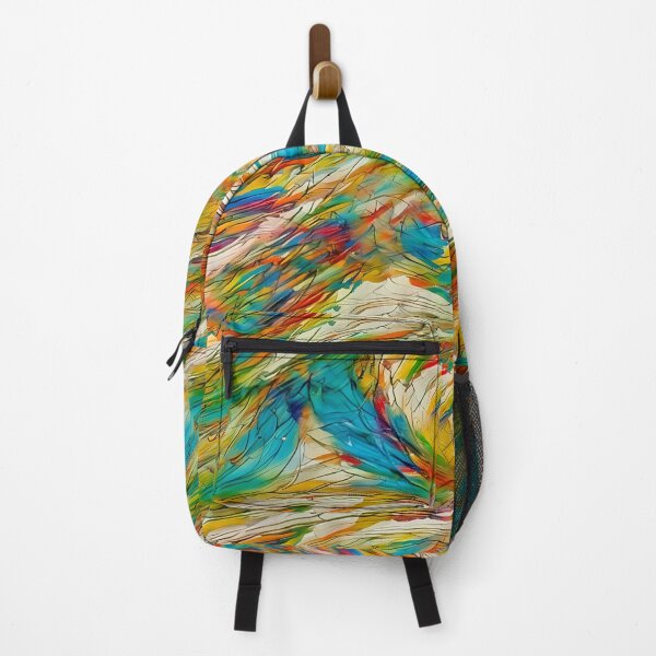 Item preview, abstract wavy threads painting designed and sold by basitcv.