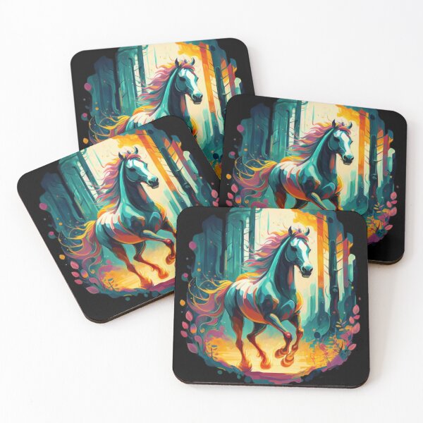 Item preview, Colorful Horse Run designed and sold by PixelRealm.
