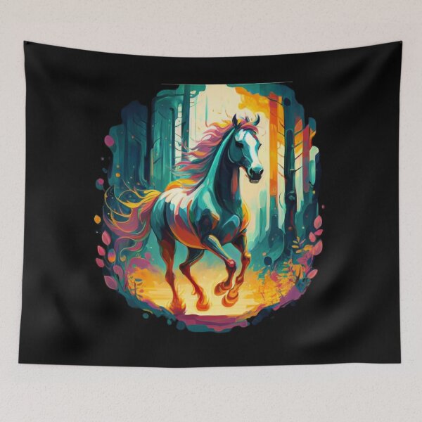 Item preview, Colorful Horse Run designed and sold by PixelRealm.