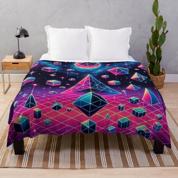 Item preview, Geometric Cosmos Synthwave designed and sold by divinedeco1925.