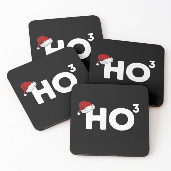 Item preview, Ho Ho Ho Cubed Funny Christmas Sayings Math Gifts designed and sold by MKCollabs.