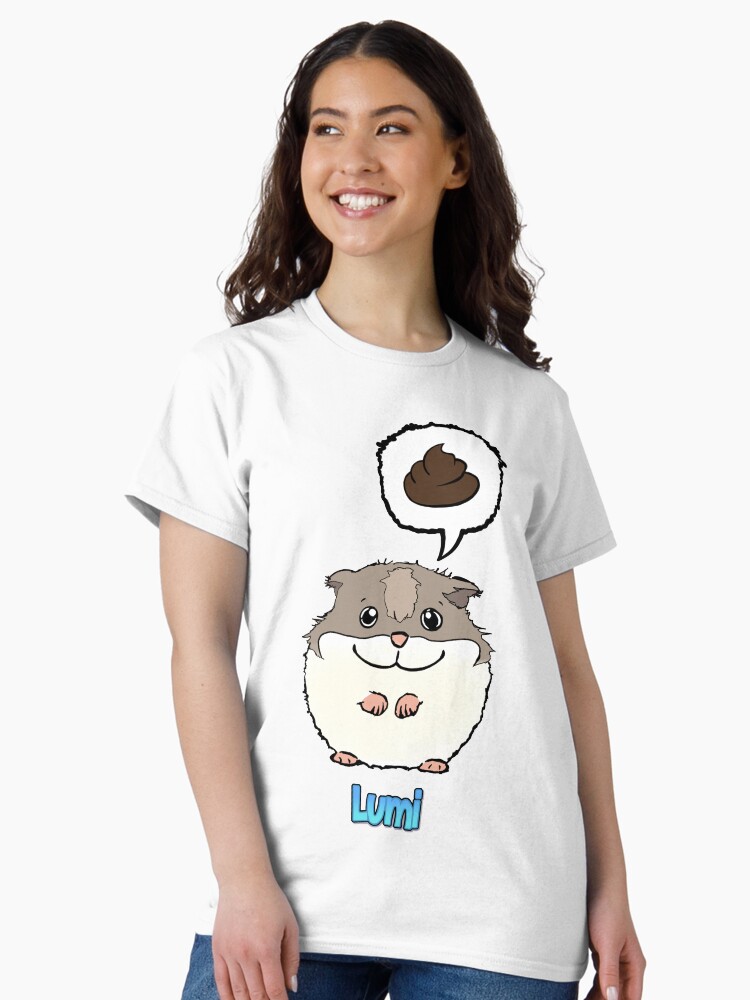 Thumbnail 2 of 7, Classic T-Shirt, #PRINT 2024 Lumi and comic poop speech bubble. designed and sold by LumiAndBaby.