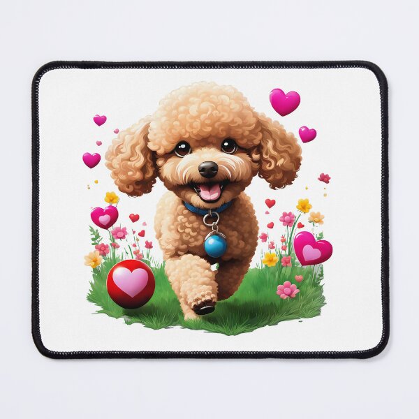 Item preview, Cute running Toy Poodle  designed and sold by Kaleddis.