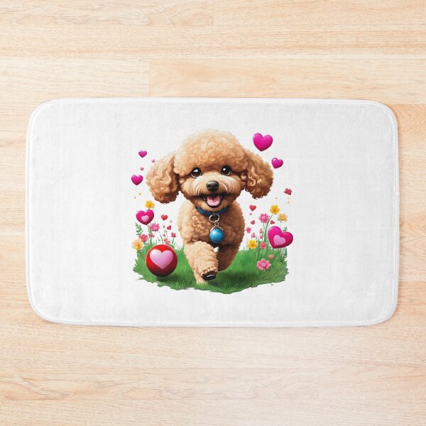 Item preview, Cute running Toy Poodle designed and sold by Kaleddis.