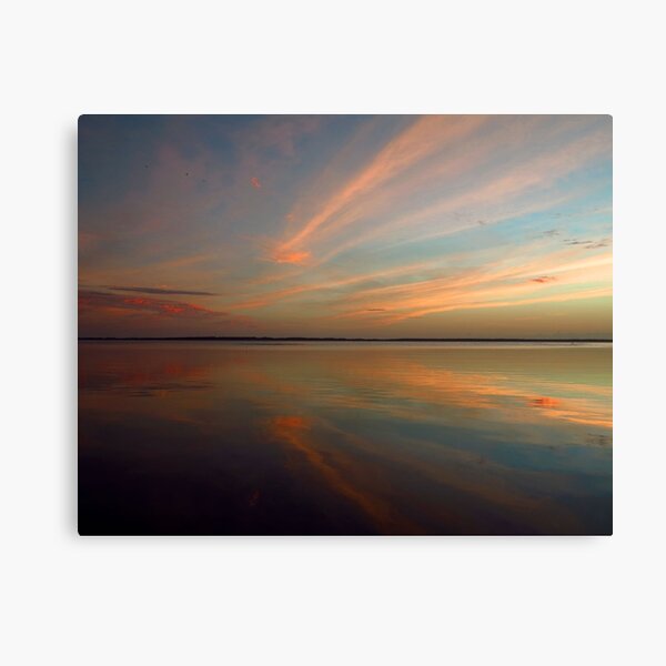 Swirly Pink Sunset Canvas Print
