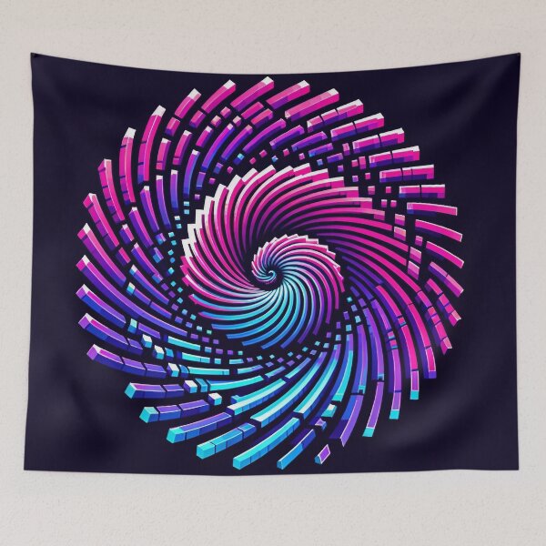 Item preview, Geometric Cosmos Synthwave designed and sold by divinedeco1925.