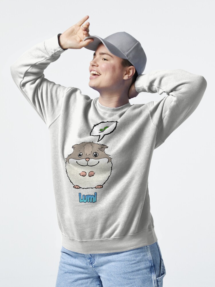 Thumbnail 5 of 7, Pullover Sweatshirt, #PRINT 2024 Lumi and comic cactus speech bubble. designed and sold by LumiAndBaby.