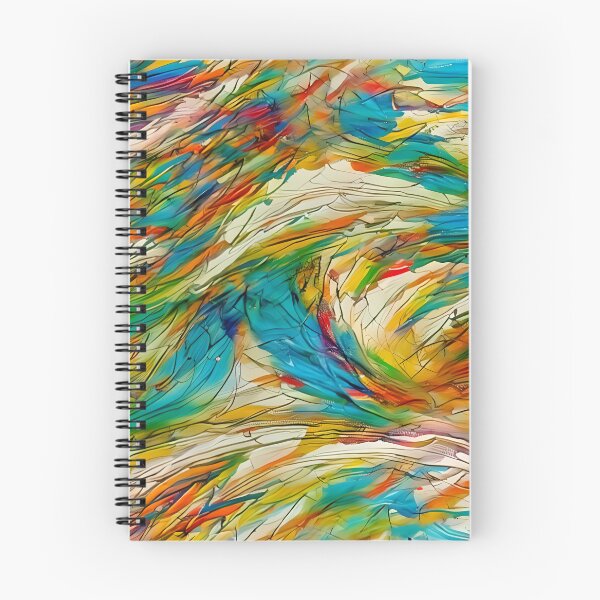 Item preview, abstract wavy threads painting designed and sold by basitcv.