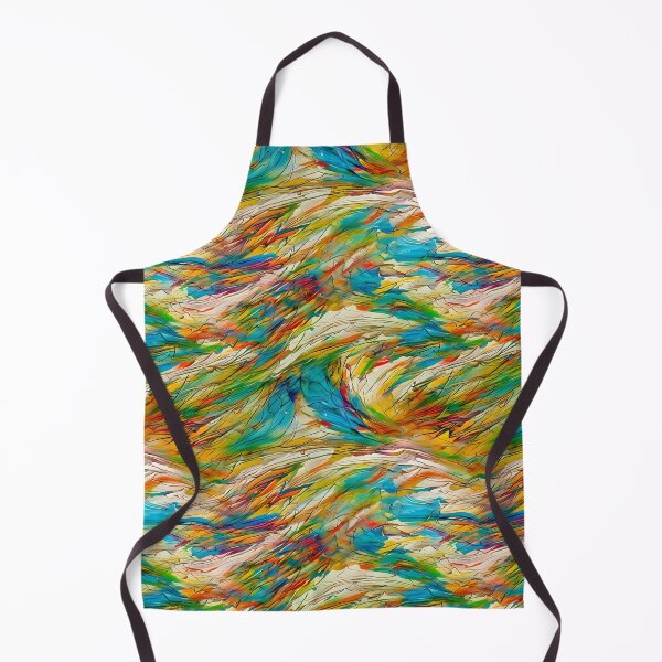 Item preview, abstract wavy threads painting designed and sold by basitcv.