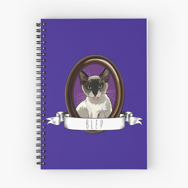 Item preview, Framed Portrait of a Snowshoe Siamese Kitten Blep designed and sold by Carleah Unique.