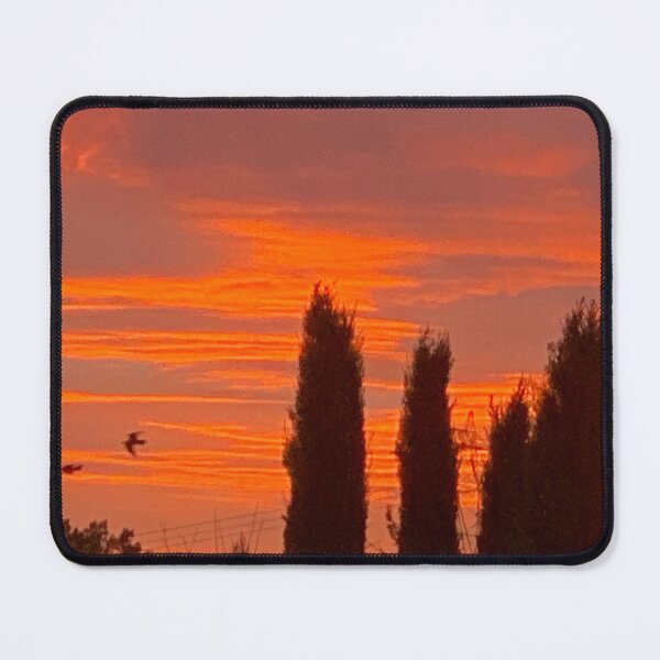 Item preview, ravens fly against orange sky  designed and sold by Darnell Williams.