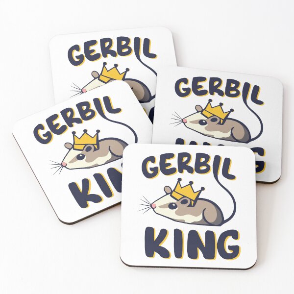 Item preview, Royal Rodent: Gerbil King in Style designed and sold by EmeraldeaArt.