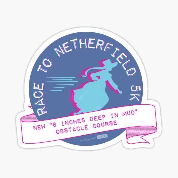 Course vers Netherfield 5K Sticker