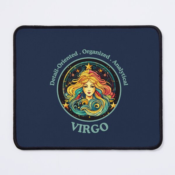 Item preview, Virgo Daily Horoscopes  Zodiac- Horescope/SunSign Theme  on  navy blue back ground designed and sold by CosmicNook1.