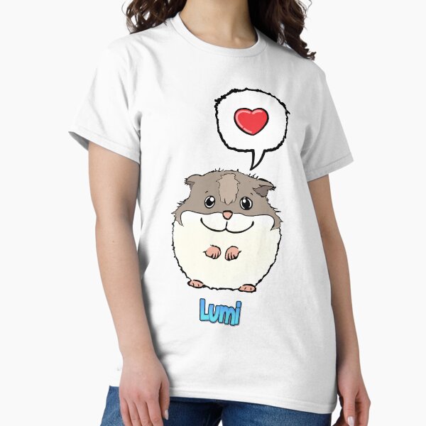 #PRINT 2024 Lumi and comic heart speech bubble. Classic T-Shirt