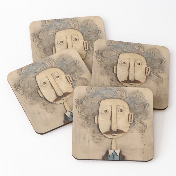 Item preview, Abstract Einstein Portrait 3 designed and sold by marrychou.