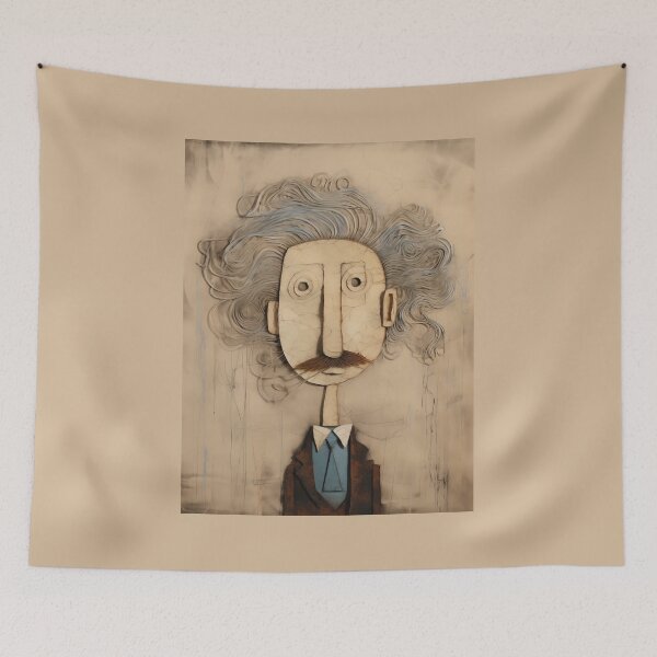Item preview, Abstract Einstein Portrait 3 designed and sold by marrychou.