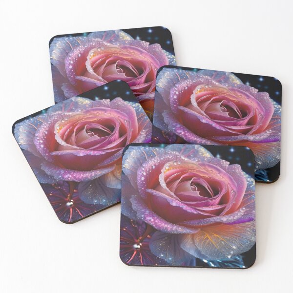 Item preview, Rose with sparkling diamonds, ice style designed and sold by ManthoDesign.