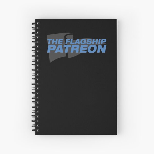 Item preview, The Flagship Patreon Logo (Black Version) designed and sold by Rich & Joe (FlagshipPatreon.com).