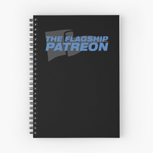 Item preview, The Flagship Patreon Logo (Black Version) designed and sold by Rich & Joe (FlagshipPatreon.com).