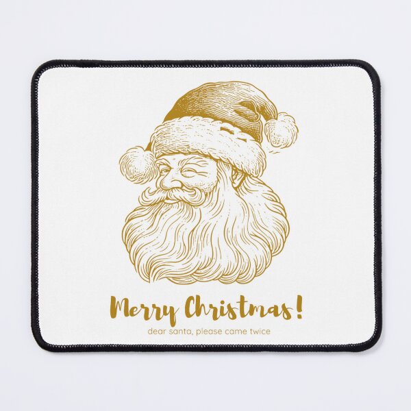 Item preview, Merry christmas with santa claus postal stamp designed and sold by Memetrending.
