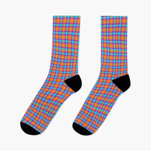 Item preview, Chic Design with Orange, Blue, and Plaid Patterns designed and sold by art-tresure.