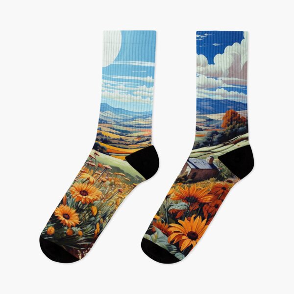 Item preview, Flowered Hills designed and sold by Dawn van Doorn.