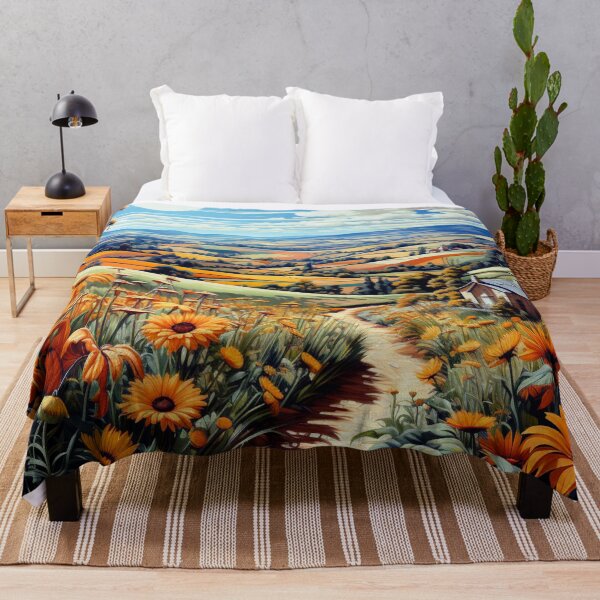 Item preview, Flowered Hills designed and sold by Dawn van Doorn.
