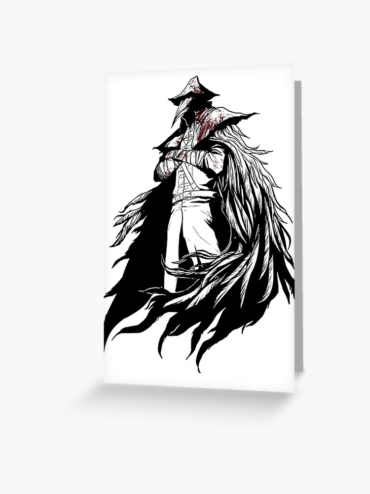 Bloodborne Eileen The Crow Drawing Greeting Card By Cataredbubble Redbubble