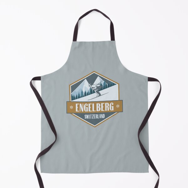 Item preview, Engelberg Switzerland Vintage Skiing Design designed and sold by CynthiaGraphics.