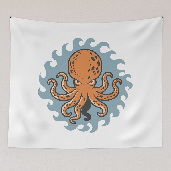 Item preview, Octopus swirl designed and sold by colatudo.
