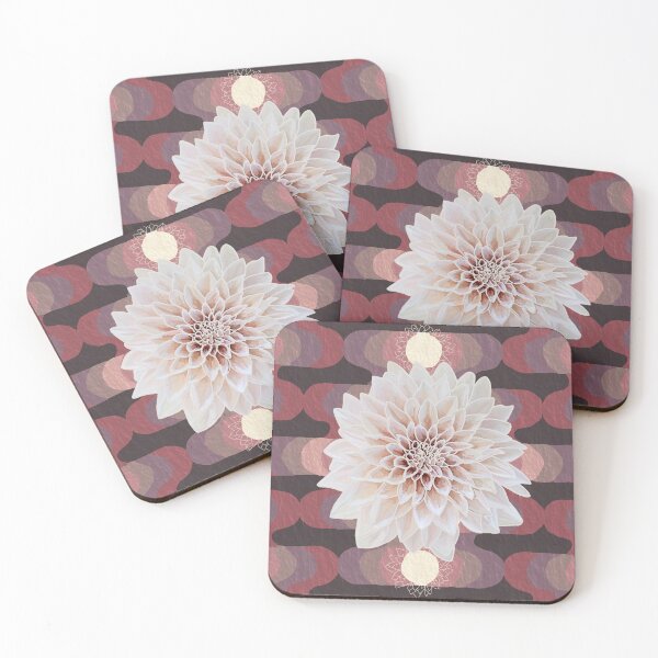 Item preview, Lovely Dahlia - Geometric Art designed and sold by Vanessa Priest.