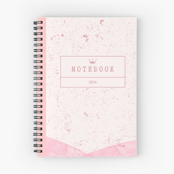 Item preview, Notebook 2024 pink designed and sold by NineSketch.