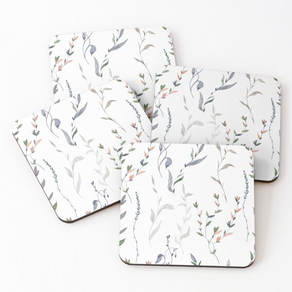 Item preview, Watercolor pattern with leaves  designed and sold by tapilipa.