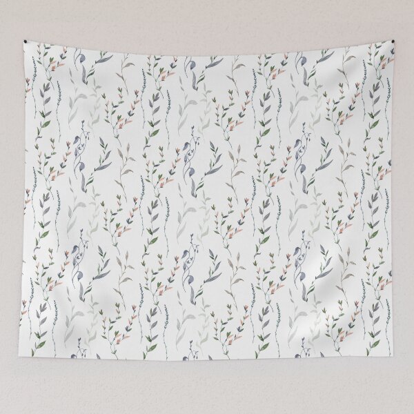 Item preview, Watercolor pattern with leaves  designed and sold by tapilipa.