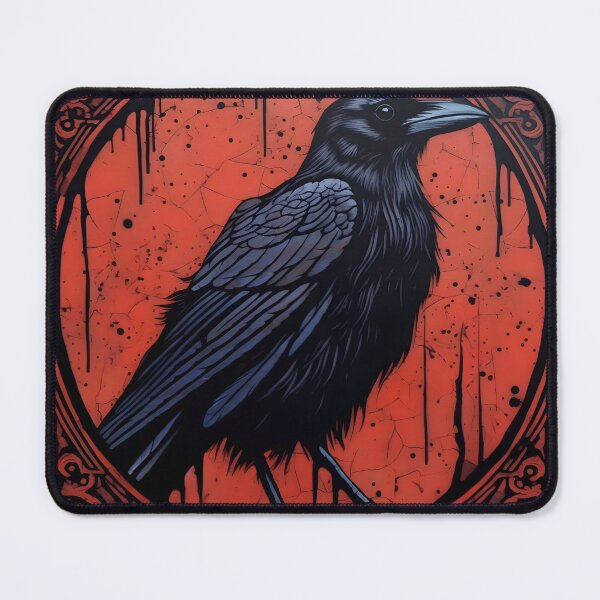 Item preview, Gothic Raven on Red designed and sold by Glenn Slingsby.