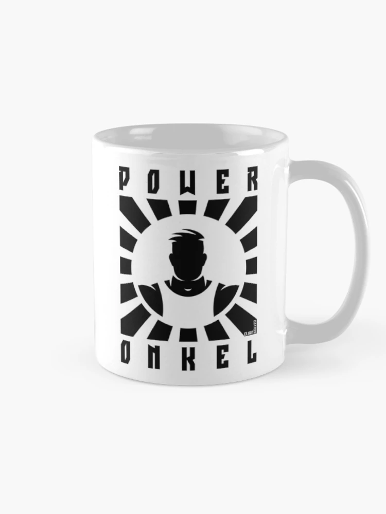 Thumbnail 3 of 6, Coffee Mug, Power Uncle (Power Uncle / Rays / Black) designed and sold by Roderix.