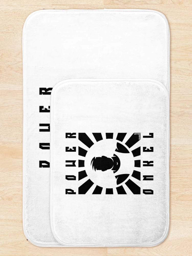 Thumbnail 5 of 6, Bath Mat, Power Uncle (Power Uncle / Rays / Black) designed and sold by Roderix.