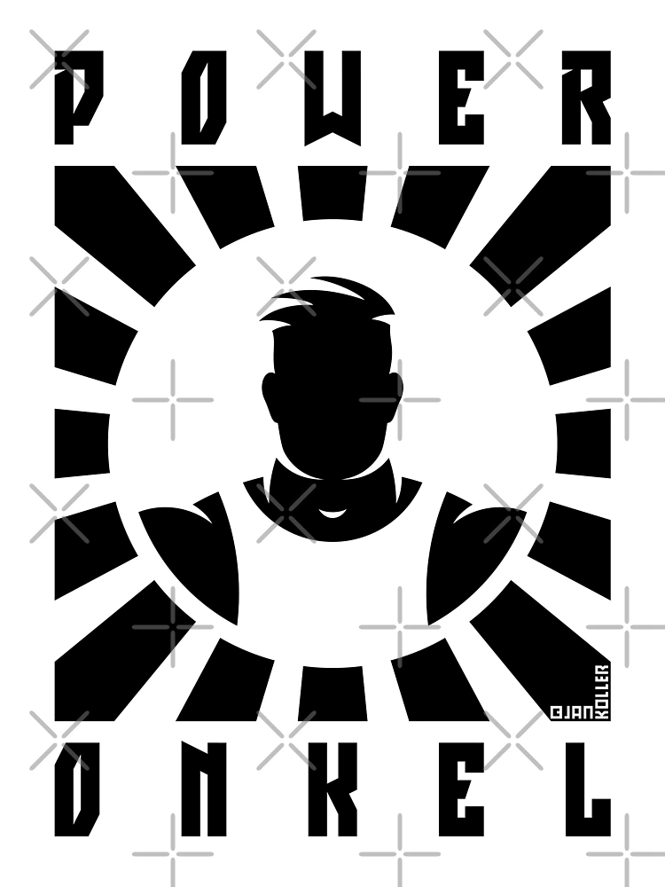 Thumbnail 3 of 3, Scarf, Power Uncle (Power Uncle / Rays / Black) designed and sold by Roderix.