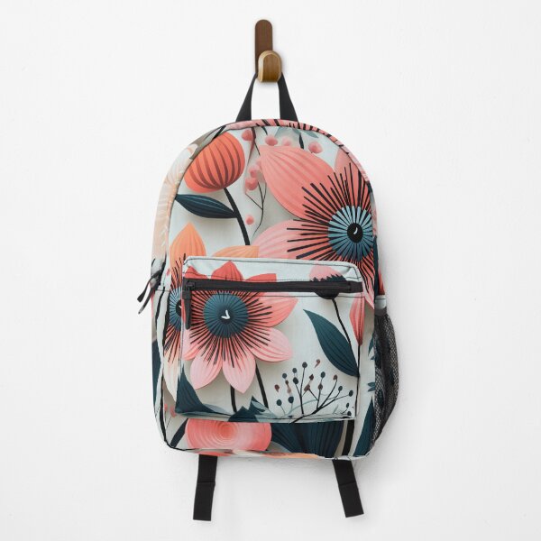 Item preview, The Conic Retro "Scandinavian Floral" Collection #25 designed and sold by DesignVistaHub.