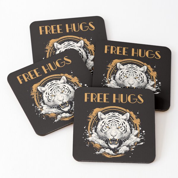 Item preview, Free Hugs Tiger  designed and sold by TigerRoseStudio.