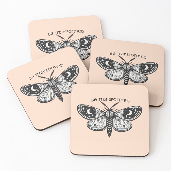 Item preview, Vintage Aesthetic Moth Metamorphosis Be Transformed Biblical Reference Gift For Her designed and sold by CORINNE W.